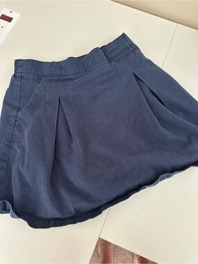 Navy Pleated girls skort size 10